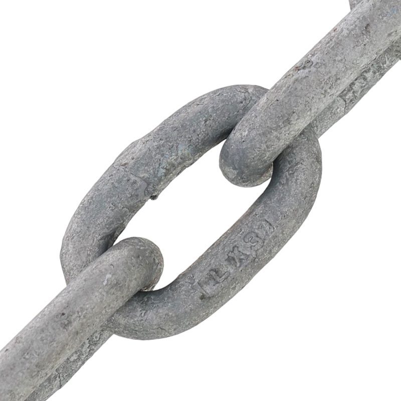 five sixteenth inch thirty proof coil chain galvanized steel nineteen hundred pounds alt 2