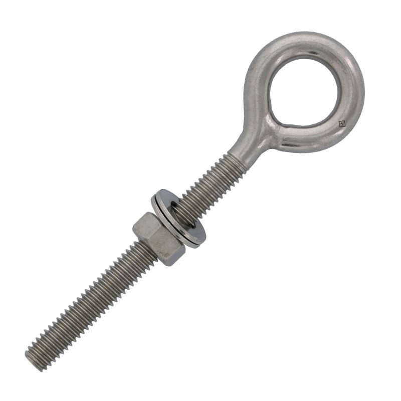 5/16" X 3-1/4" Stainless Steel Welded Eye Bolt#Size_5/16" X 3-3/16"