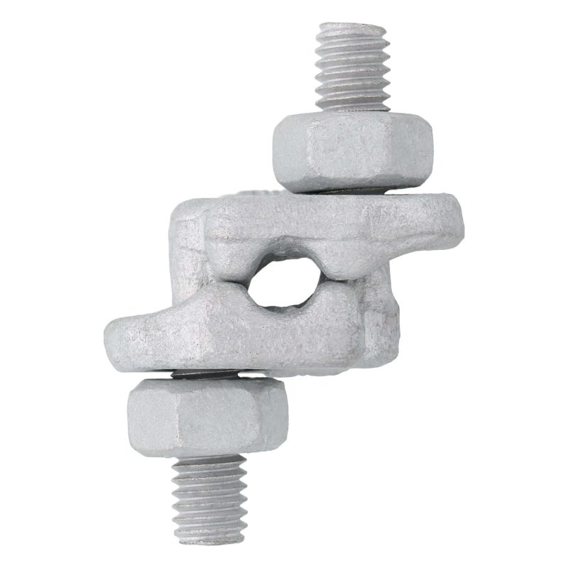 5/16" Hot Dip Galvanized Double Saddle Clip#Size_5/16"