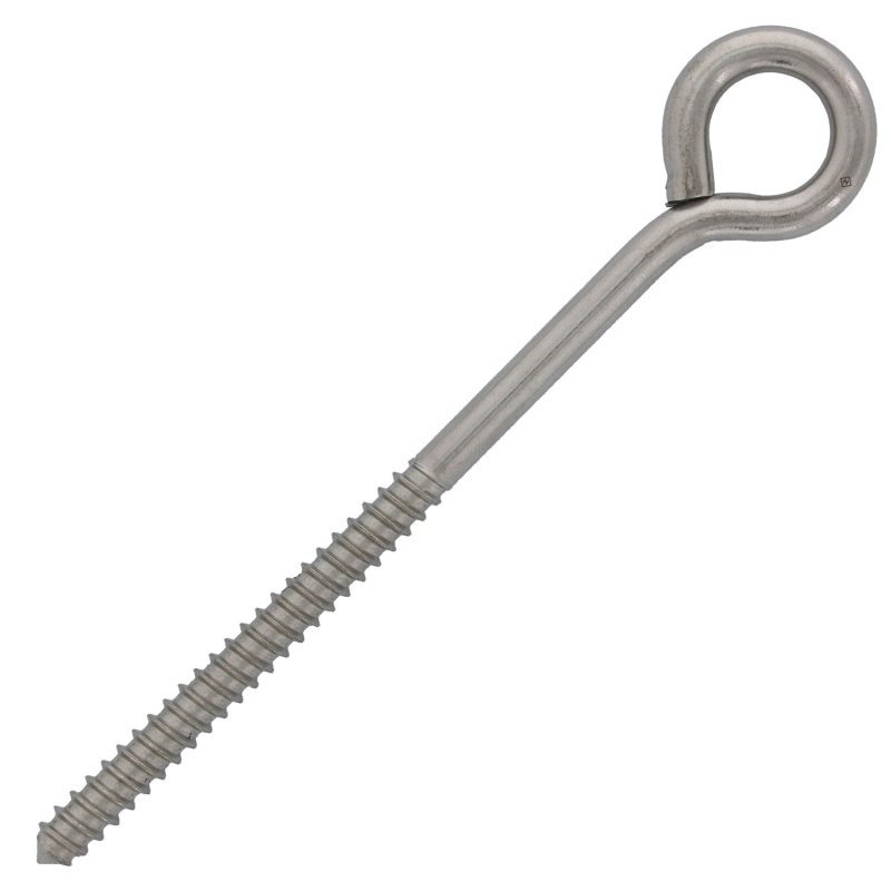 5/16" x 5" Stainless Steel Lag Eye Bolt#Size_5/16" x 5"