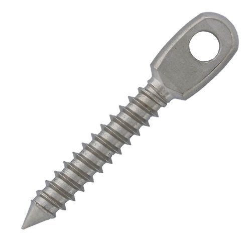 5/16" x 1-1/2" Stainless Steel Eye Tab Lag Bolt with 1/4" Bore#Size_5/16" x 1-1/2"