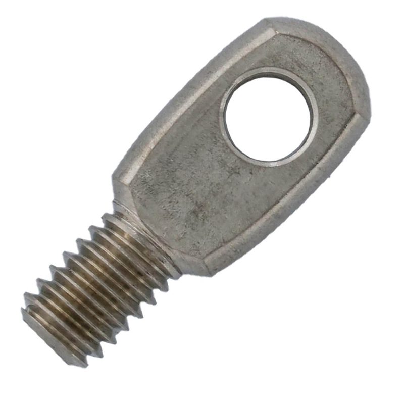 5/16" x 3/8" Stainless Steel Eye Tab Bolt with 1/4" Bore#Size_5/16" x 3/8"