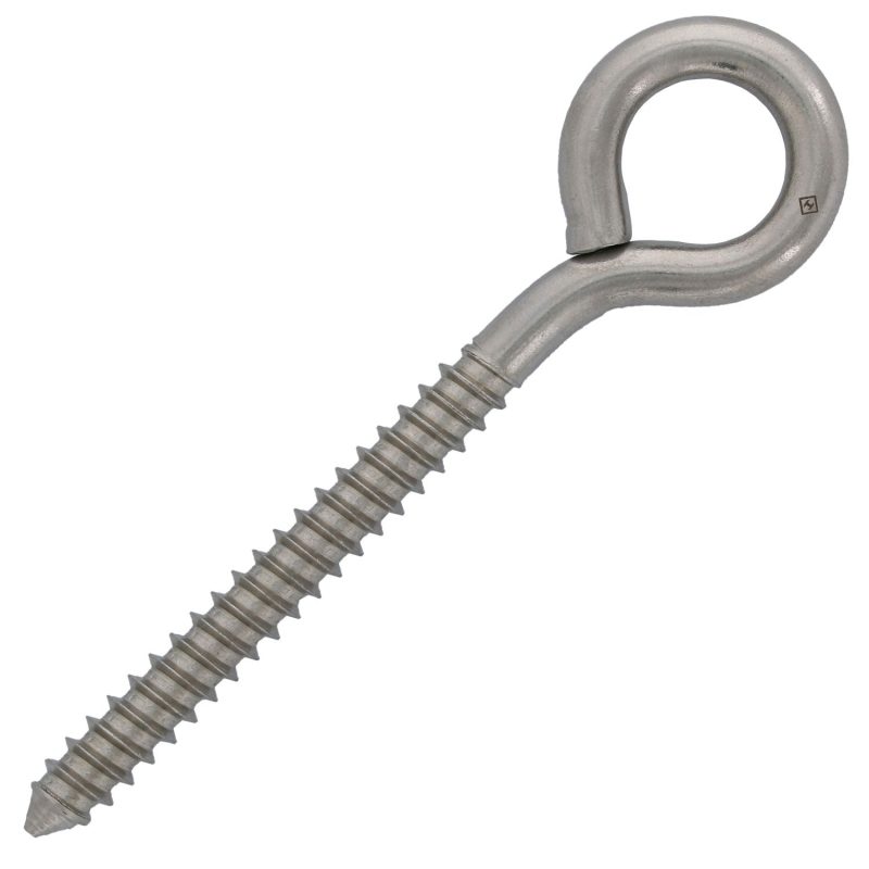 5/16" x 3" Stainless Steel Lag Eye Bolt#Size_5/16" x 3"