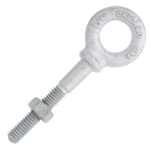 5/16" x 2-1/4" Chicago Hardware Drop Forged Hot Dip Galvanized Shoulder Eye Bolt#Size_5/16" x 2-1/4"