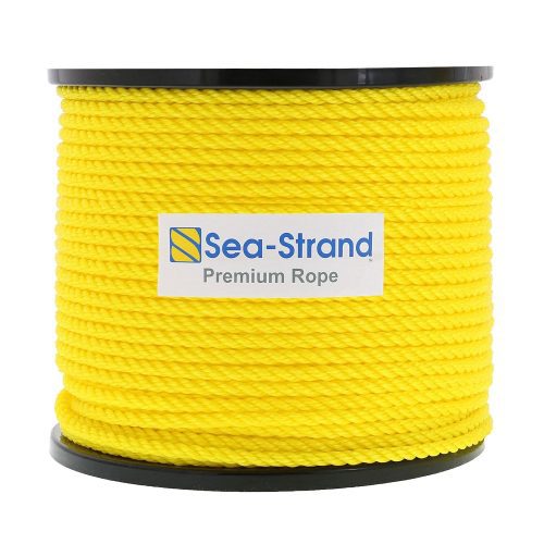 5/16" x 600' Reel, Yellow, 3-Strand Polypropylene Rope#Size_5/16" x 600'