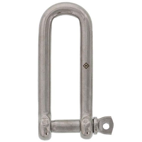 5/32" Stainless Steel Screw Pin Long D Shackle#Size_5/32"