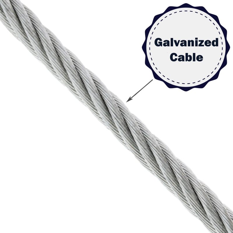 galvanized 7x19 cable material type graphic