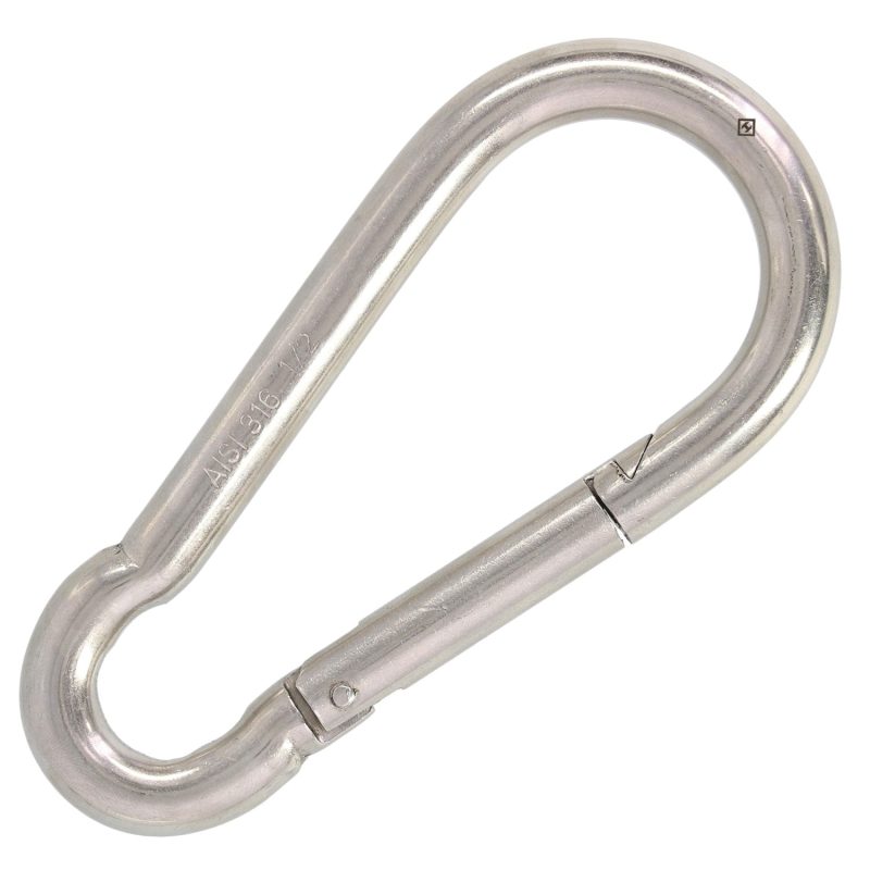 1/2" Stainless Steel Spring Snap Link#Size_1/2"