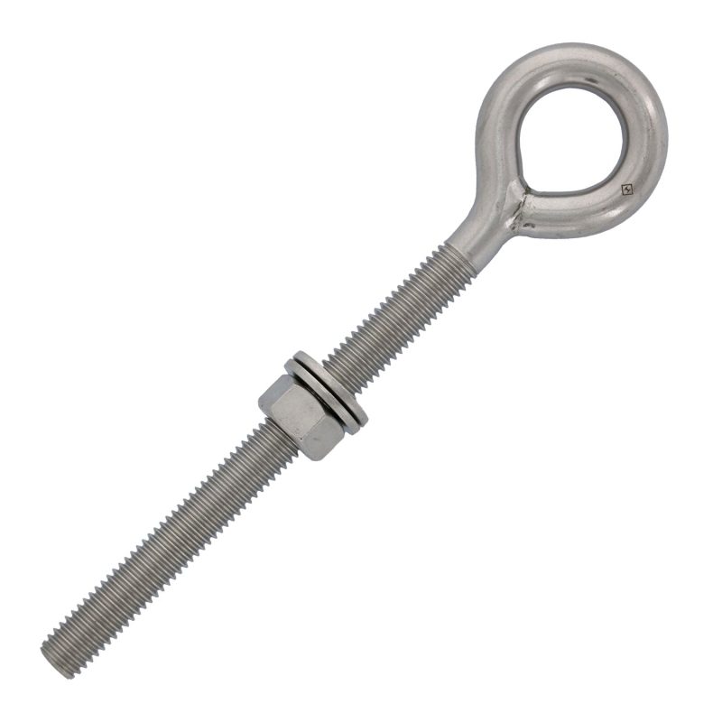 1/2" X 6" Stainless Steel Welded Eye Bolt#Size_1/2" X 6"