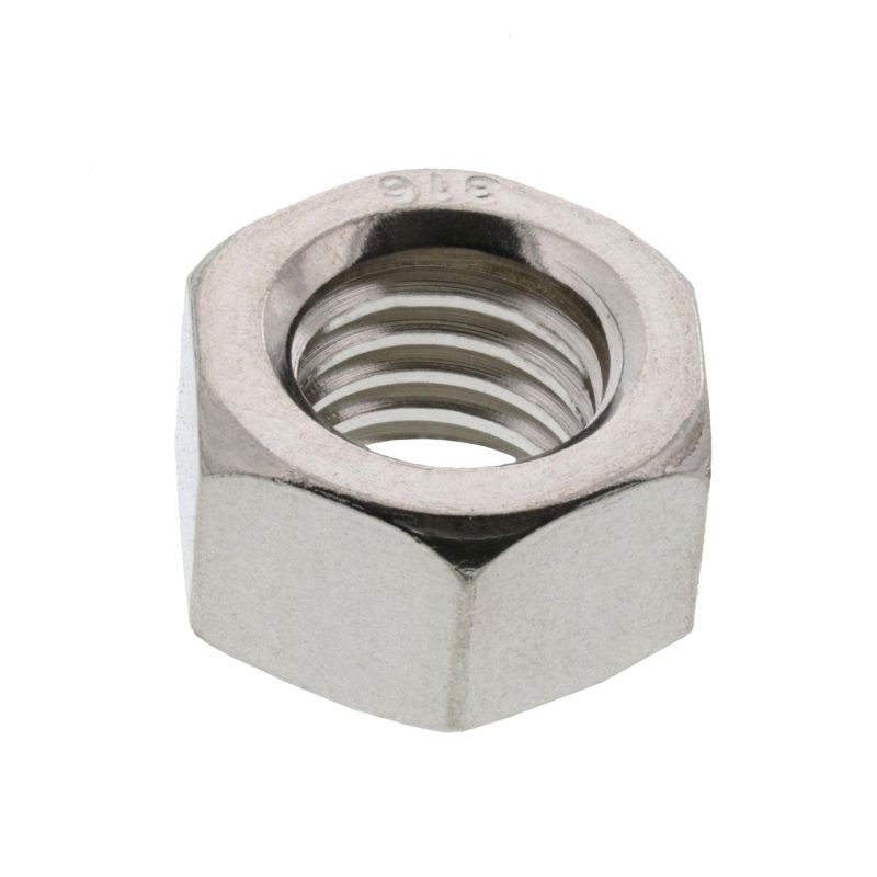 1/2" - 13 TPI,  Stainless Steel Right Hand UNC Hex Nuts#Size_1/2"