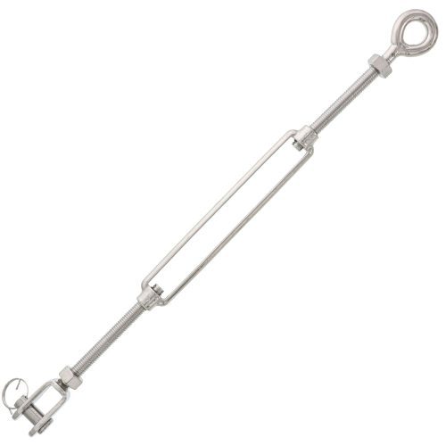 half inch stainless steel turnbuckle jaw x eye alt