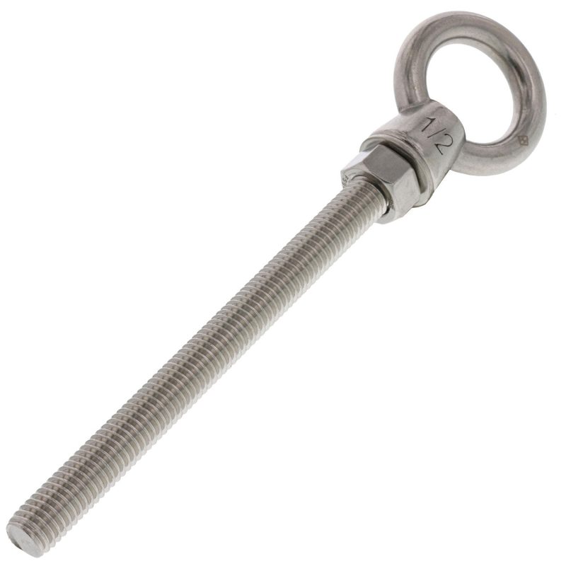 1/2" x 6" Stainless Steel Shoulder Eye Bolt#Size_1/2" x 6"