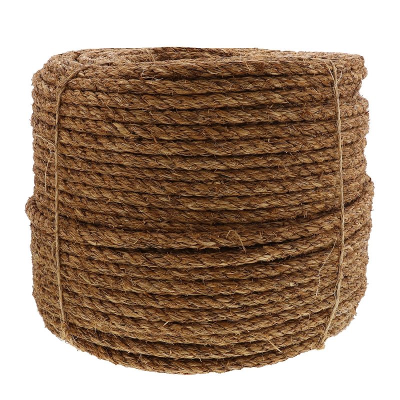 1/2" x 300' Coil, 3-Strand Manila Rope#Size_1/2" x 300'