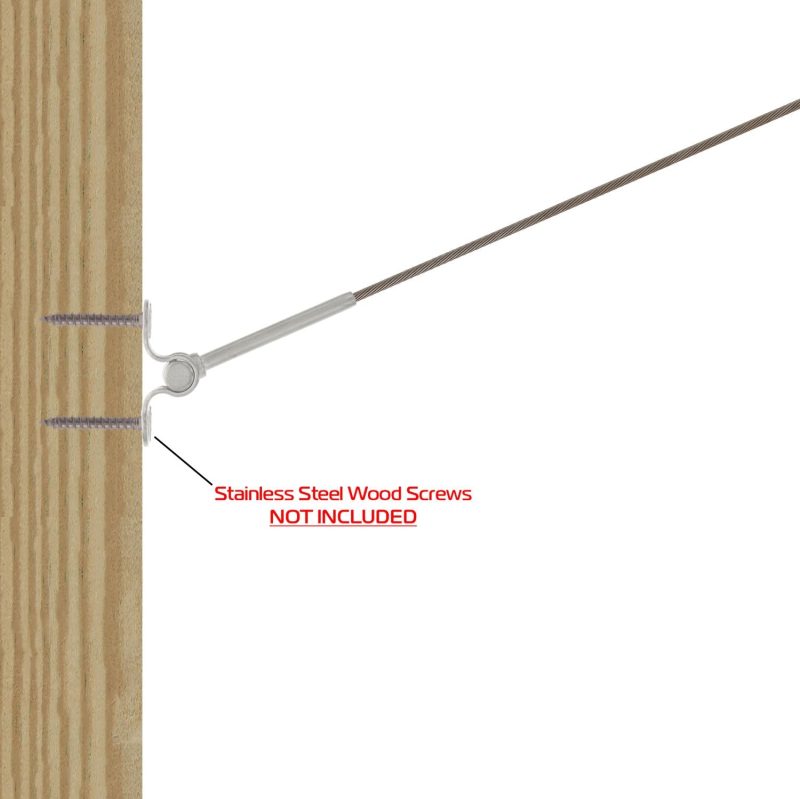 hand swage deck toggle angled post install