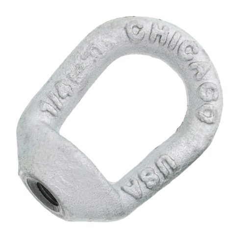 M6 Chicago Hardware Drop Forged Hot Dip Galvanized Metric Eye Nut#Size_M6