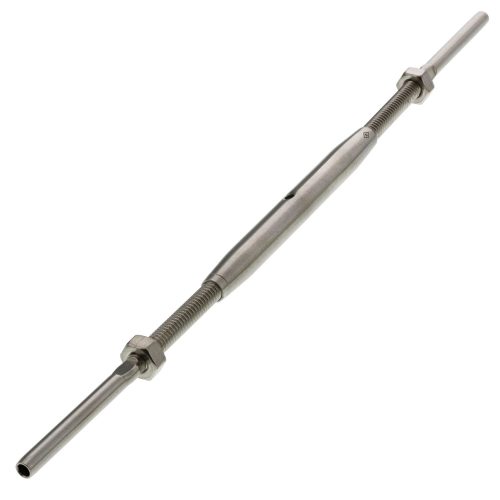 one eighth inch stainless steel hand swage turnbuckle alt