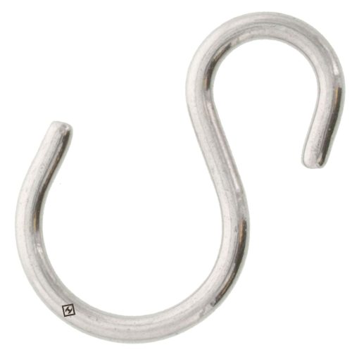 1/8" x  1-3/16" Stainless Steel Asymmetric S Hook#Size_1/8"