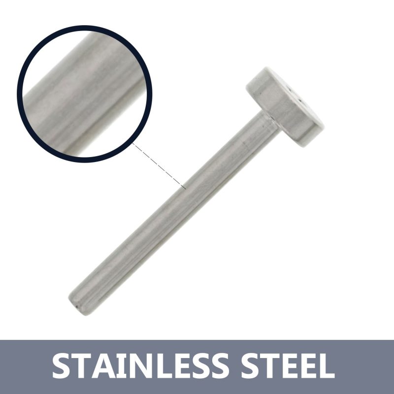 one 20eighth inch stainless steel hand swage dome coating