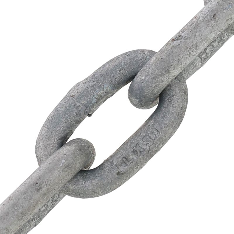 quarter inch ninety foot thirty proof coil chain galvanized steel thirteen hundred pounds alt 2