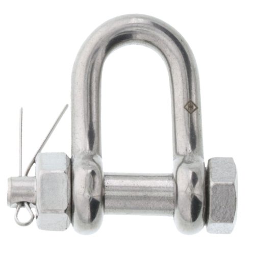 1/4" Stainless Steel Safety Chain Shackle#Size_1/4"