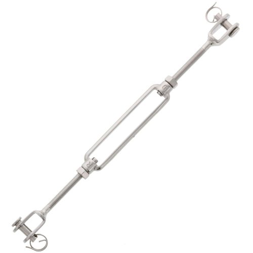 quarter inch stainless steel jaw x jaw turnbuckle alt