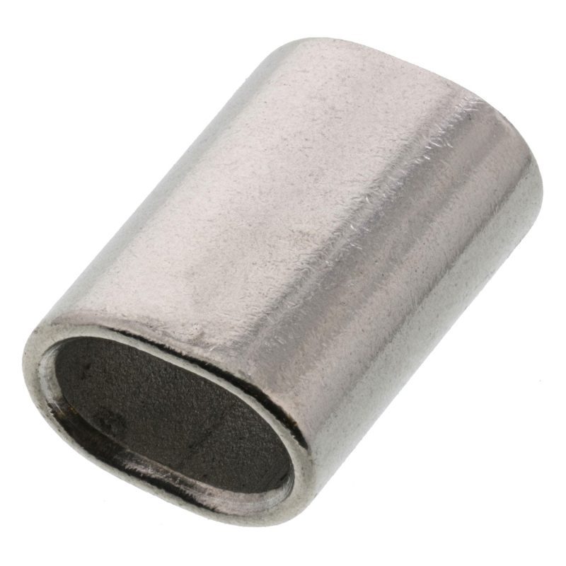 1/4" Stainless Steel Oval Sleeve#Size_1/4"