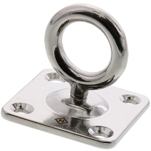 1/4" Stainless Steel Square Swivel Pad Eye#Size_1/4"