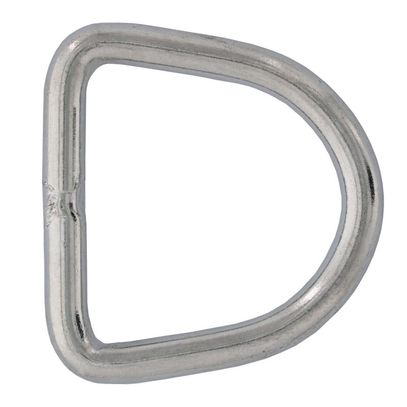 1/4" x 1-9/16" Stainless Steel D Ring#Size_1/4" x 1-9/16"