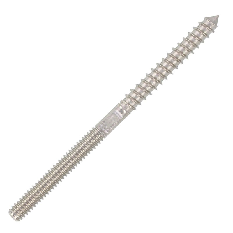 1/4" x 3-3/4" Stainless Steel Right Hand Lag Hanger Bolt#Size_1/4"