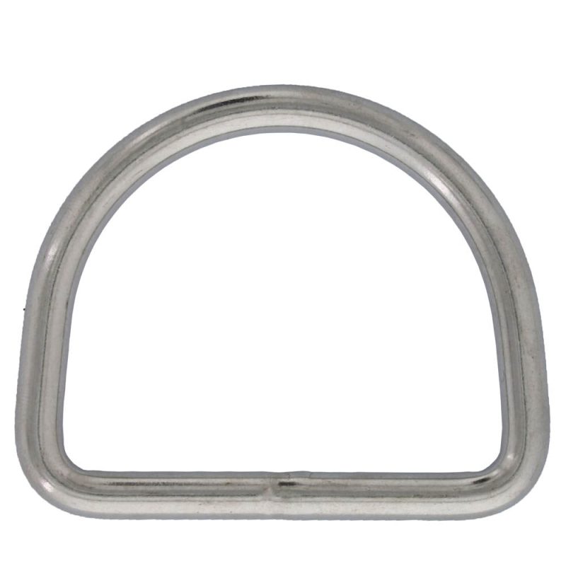 3/16" x 1" Stainless Steel D Ring#Size_3/16" x 1"