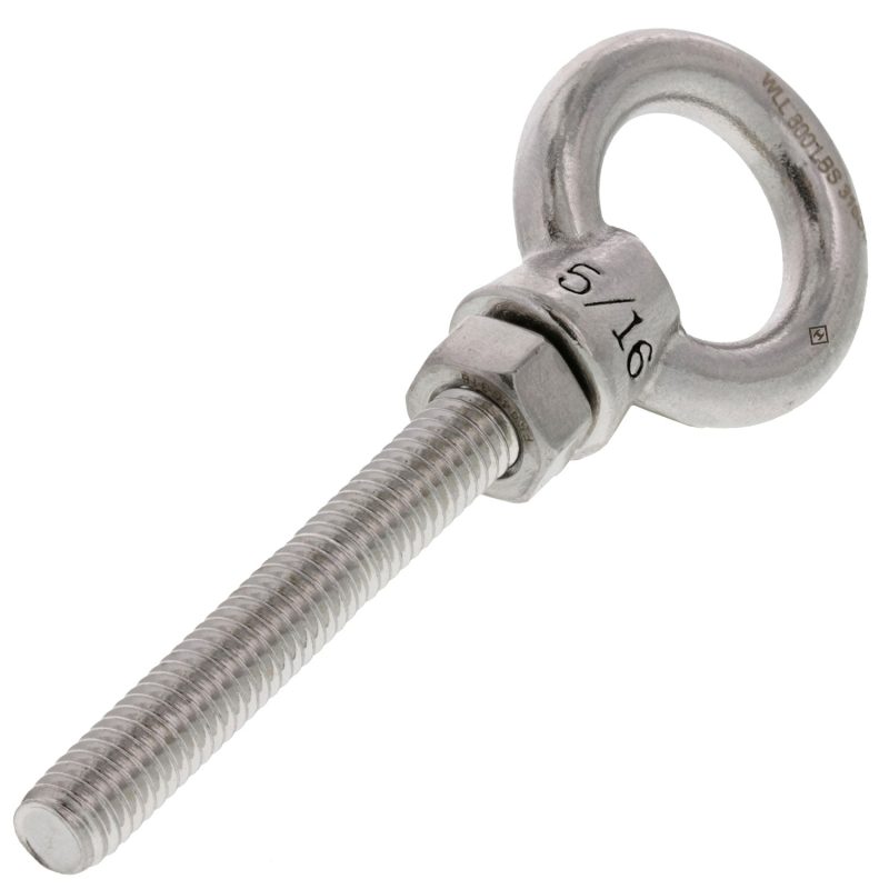 5/16" x 2-5/16" Stainless Steel Shoulder Eye Bolt#Size_5/16" x 2-3/8"