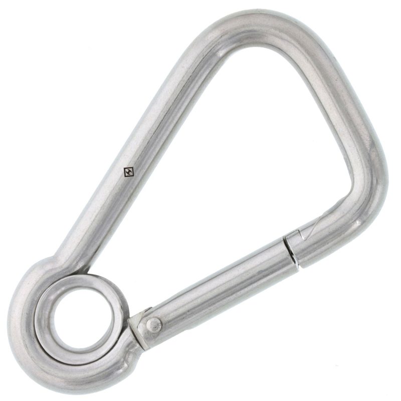 Stainless Steel Asymmetric Snap Link With Eyelet