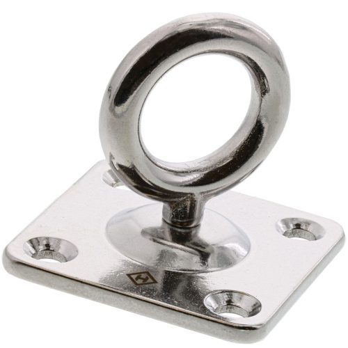 stainless steel pad eye square swivel alt