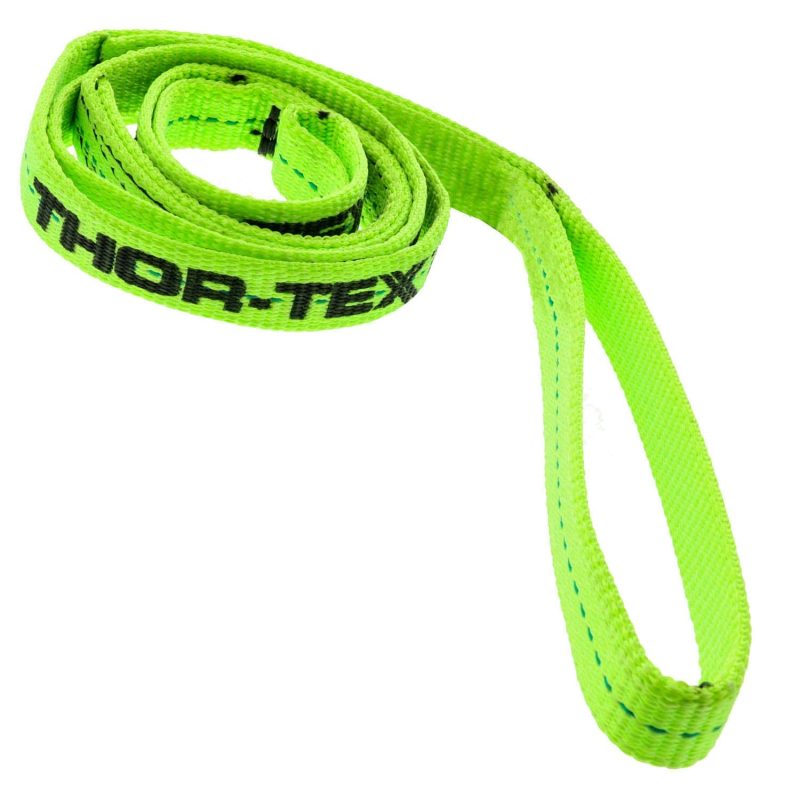 THOR-TEX USA 2 Ply 1" x 8' Eye x Eye Polyester Web Lifting Sling, Flat Eyes#Size_1" x 8'