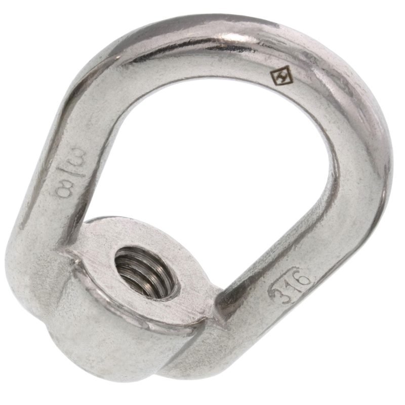 3/8" Thread Stainless Steel US Type Eye Nut#Size_3/8"