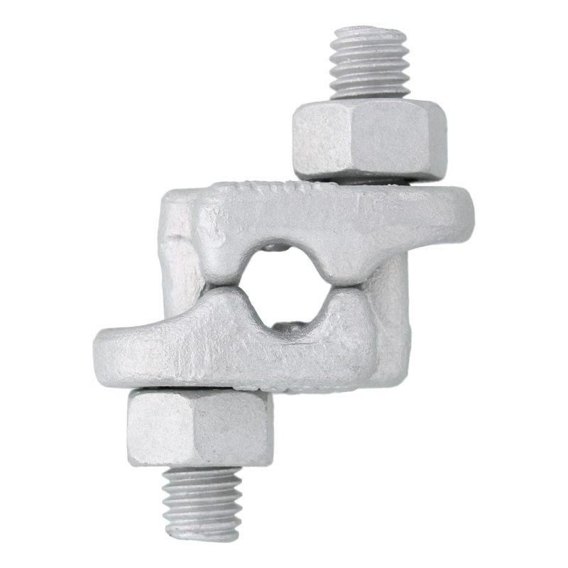 3/8" Hot Dip Galvanized Double Saddle Clip#Size_3/8"