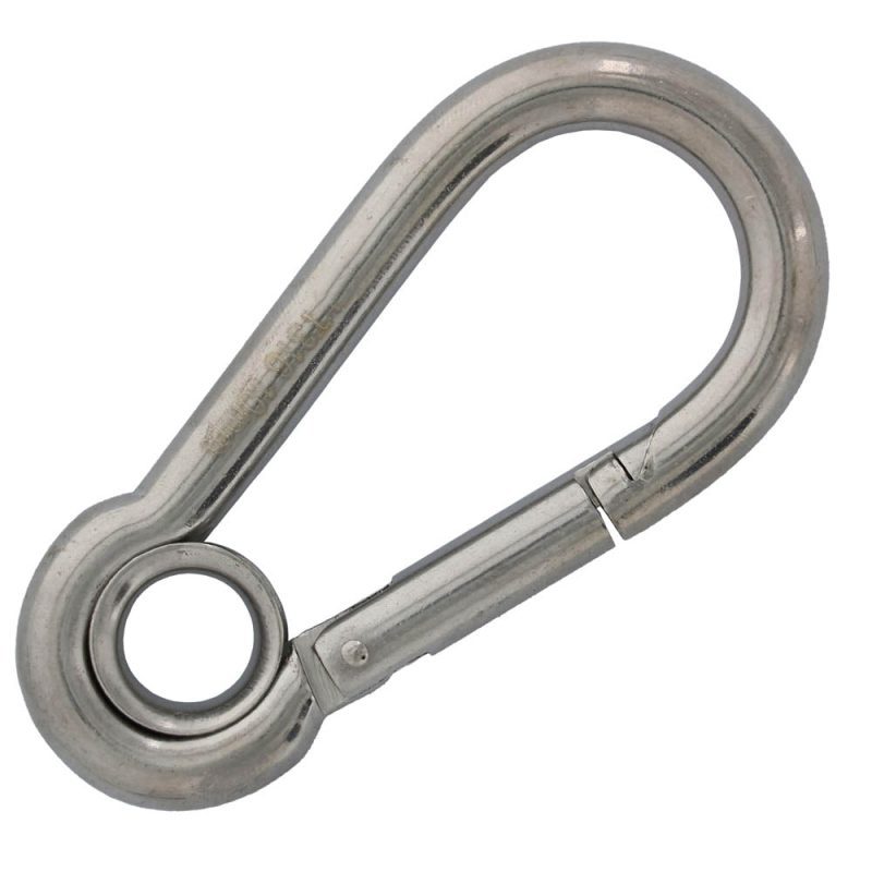 3/8" Stainless Steel Snap Link With Eyelet#Size_3/8"