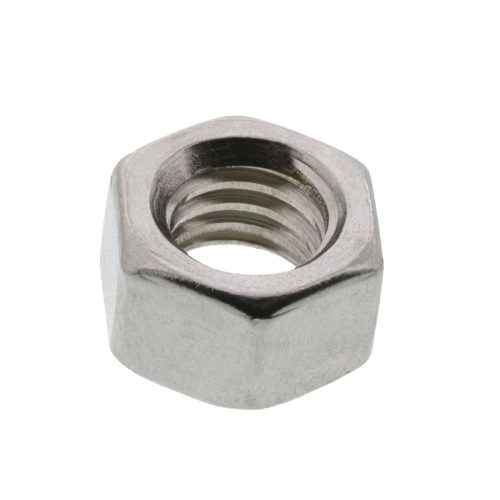 three eighths inch stainless steel right hand unc hex nuts