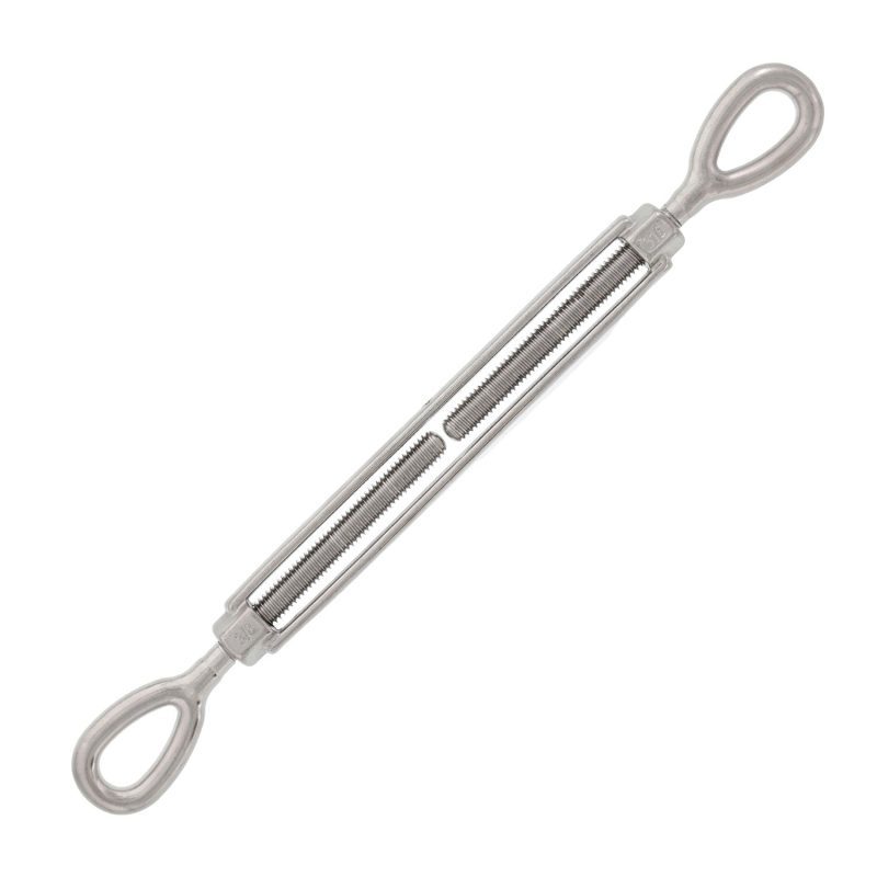 3/8" x 6" Stainless Steel Eye x Eye Turnbuckle#Size_3/8" x 6"