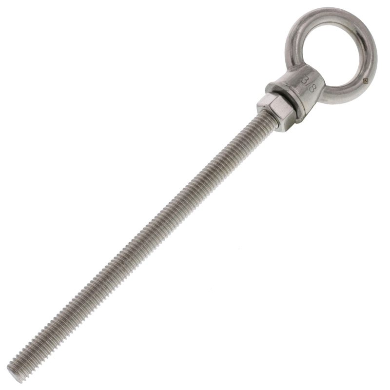 3/8" x 6" Stainless Steel Shoulder Eye Bolt#Size_3/8" x 6"