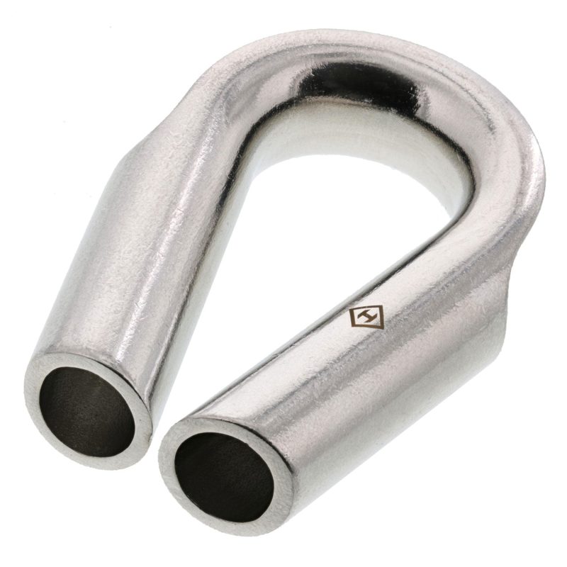 3/8" - 7/16" Stainless Steel Tubular Thimble#Size_3/8" - 7/16"