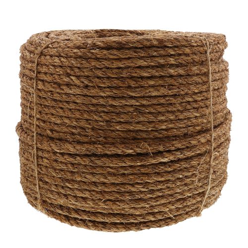 3/8" x 600' Coil, 3-Strand Manila Rope#Size_3/8" x 600'