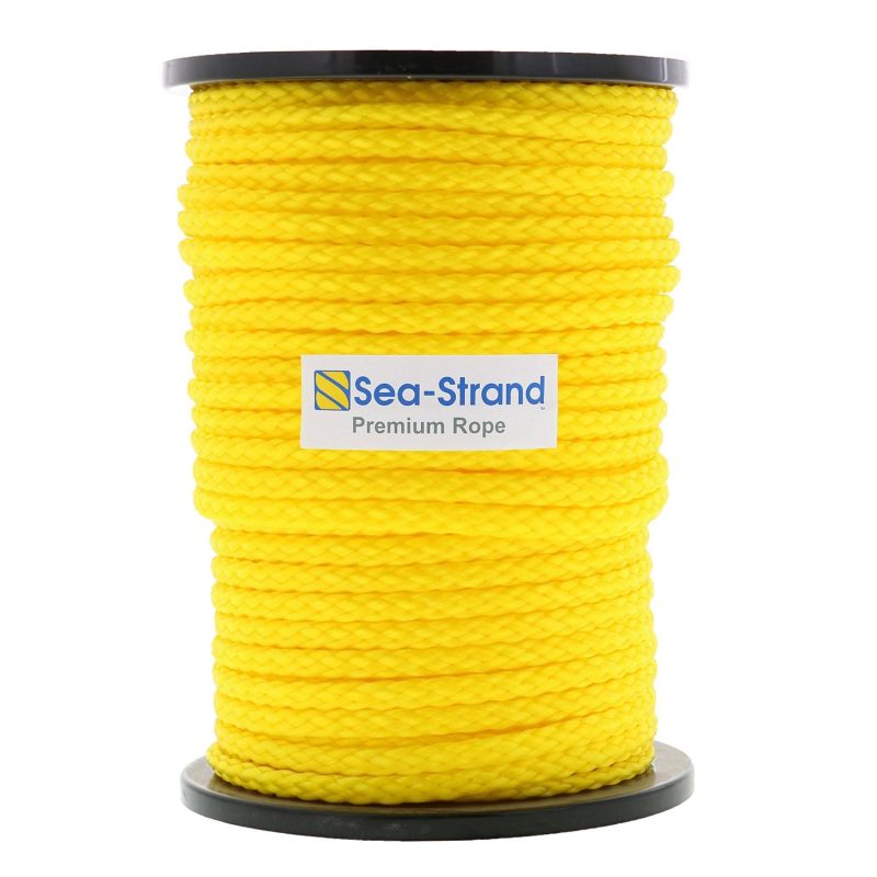 3/8" x 300' Reel, Yellow, Hollow Braid Polypropylene Rope#Size_3/8" x 300'