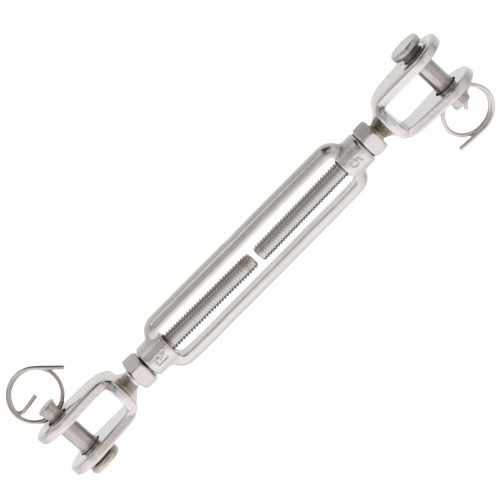 3/16" x 2-3/4" Stainless Steel Jaw x Jaw Turnbuckle#Size_3/16" x 2-3/4"