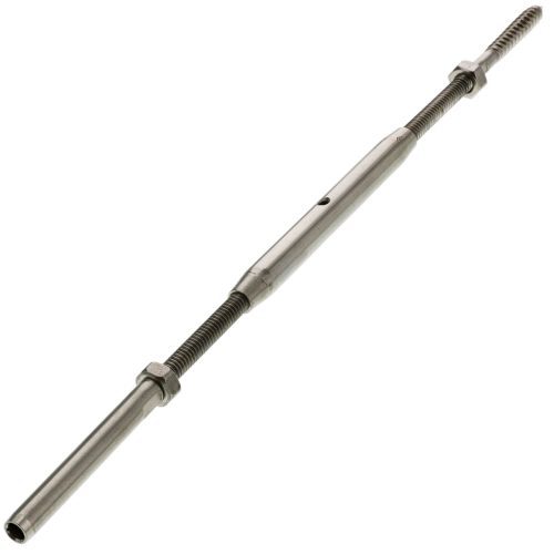 three sixteenth one eighth stainless steel turnbuckle hand swage lag alt