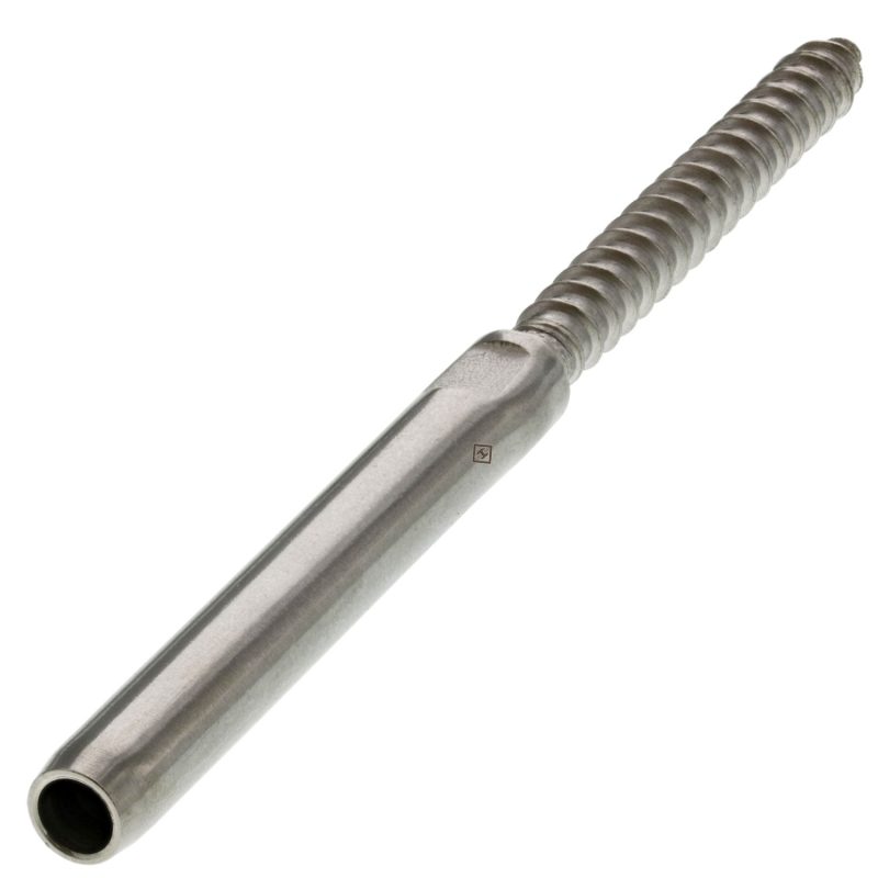 3/16" Stainless Steel Cable Railing Lag Stud#Size_3/16"