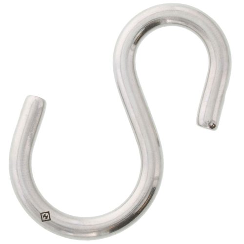 3/16" x  1-5/8" Stainless Steel Asymmetric S Hook#Size_3/16"