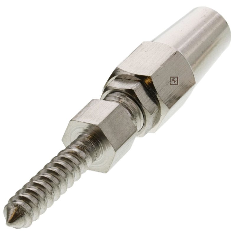 3/16" Stainless Steel Swageless Lag Stud#Size_3/16"