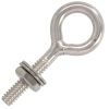 3/16" x 1" Stainless Steel Welded Eye Bolt#Size_3/16" x 1"