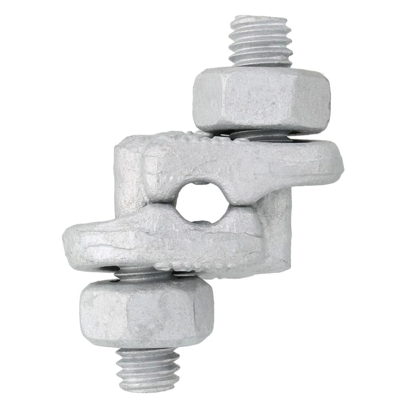 3/16" - 1/4" Hot Dip Galvanized Double Saddle Clip#Size_3/16"